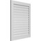 Ekena Millwork Vertical Surface Mount PVC Gable Vent: Functional, w/ 3-1/2"W x 1"P Standard Frame, 34"W x 42"H GVPVE34X4201SF - alternate 5